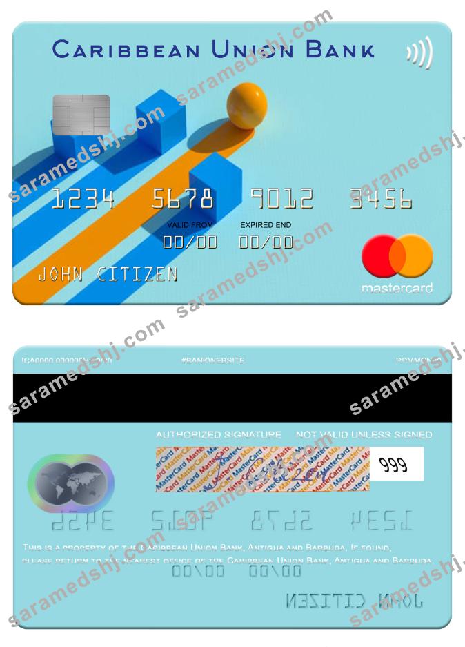 Antigua and Barbuda Caribbean Union Bank mastercard